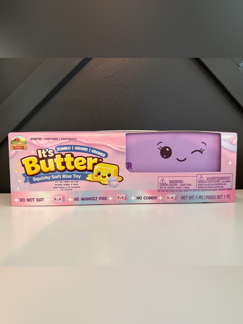 Large Butter!! Scented Cotton Candy Squishy Slow Rise Toy